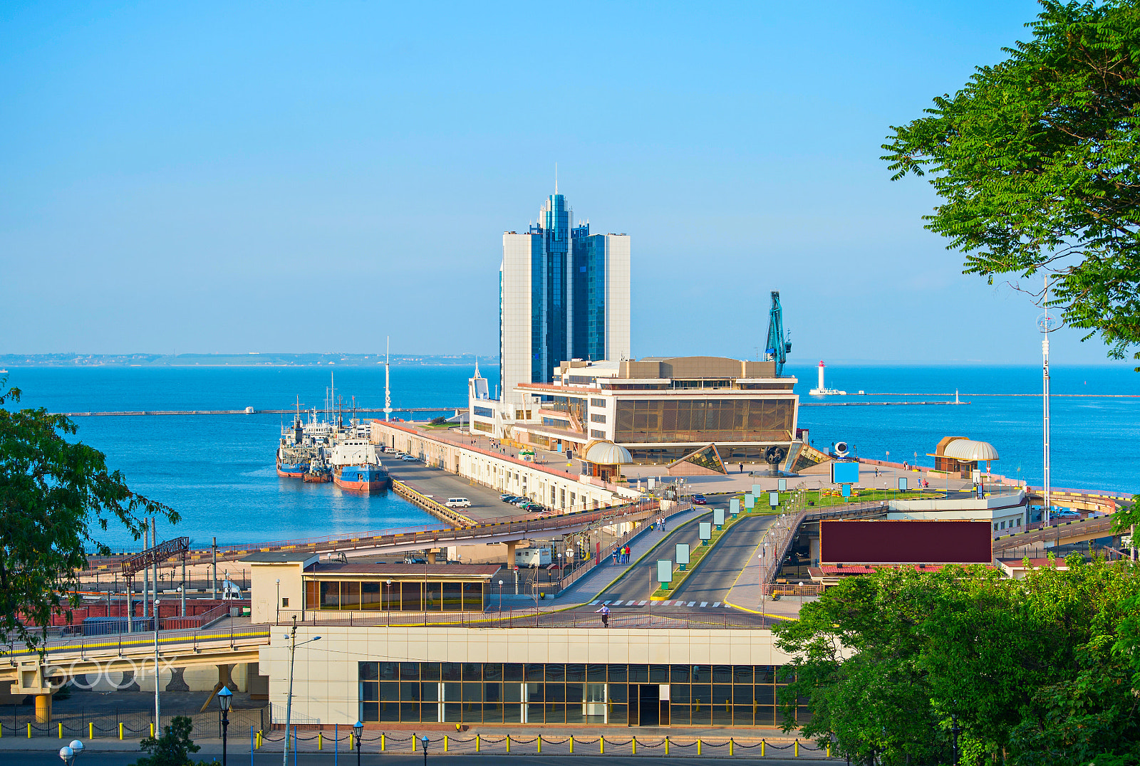 AF Zoom-Nikkor 28-80mm f/3.3-5.6G sample photo. Sea terminal in odessa, ukraine photography