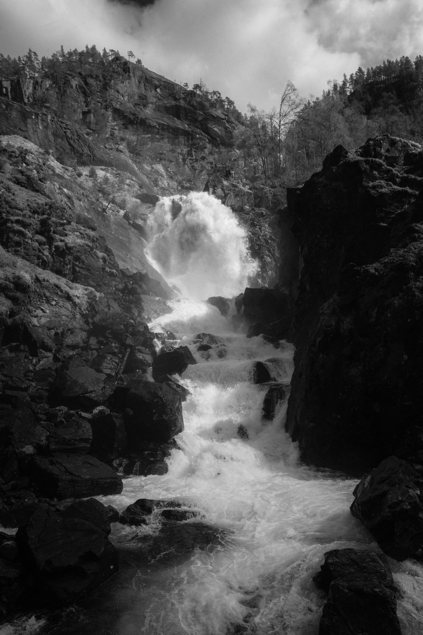 Canon EOS 5D Mark II + Sigma 28mm f/1.8 DG Macro EX sample photo. Waterfall photography