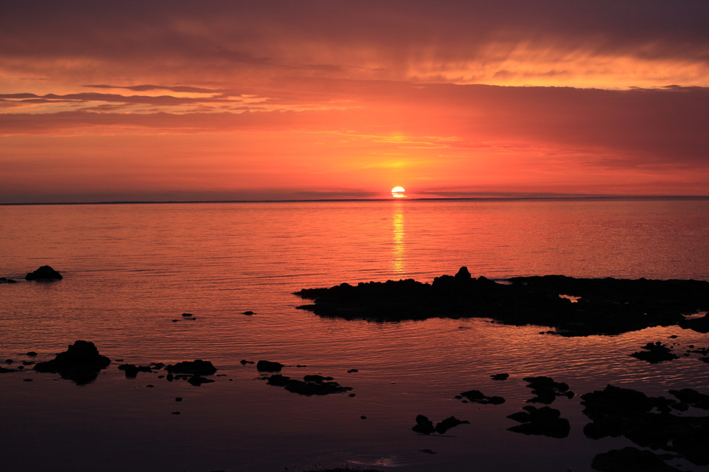 Sunset over Utoro by lc4504 on 500px.com