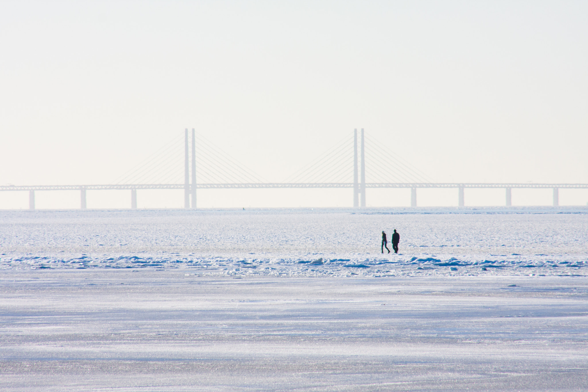 Canon EOS 40D sample photo. Öresund iced upp. photography