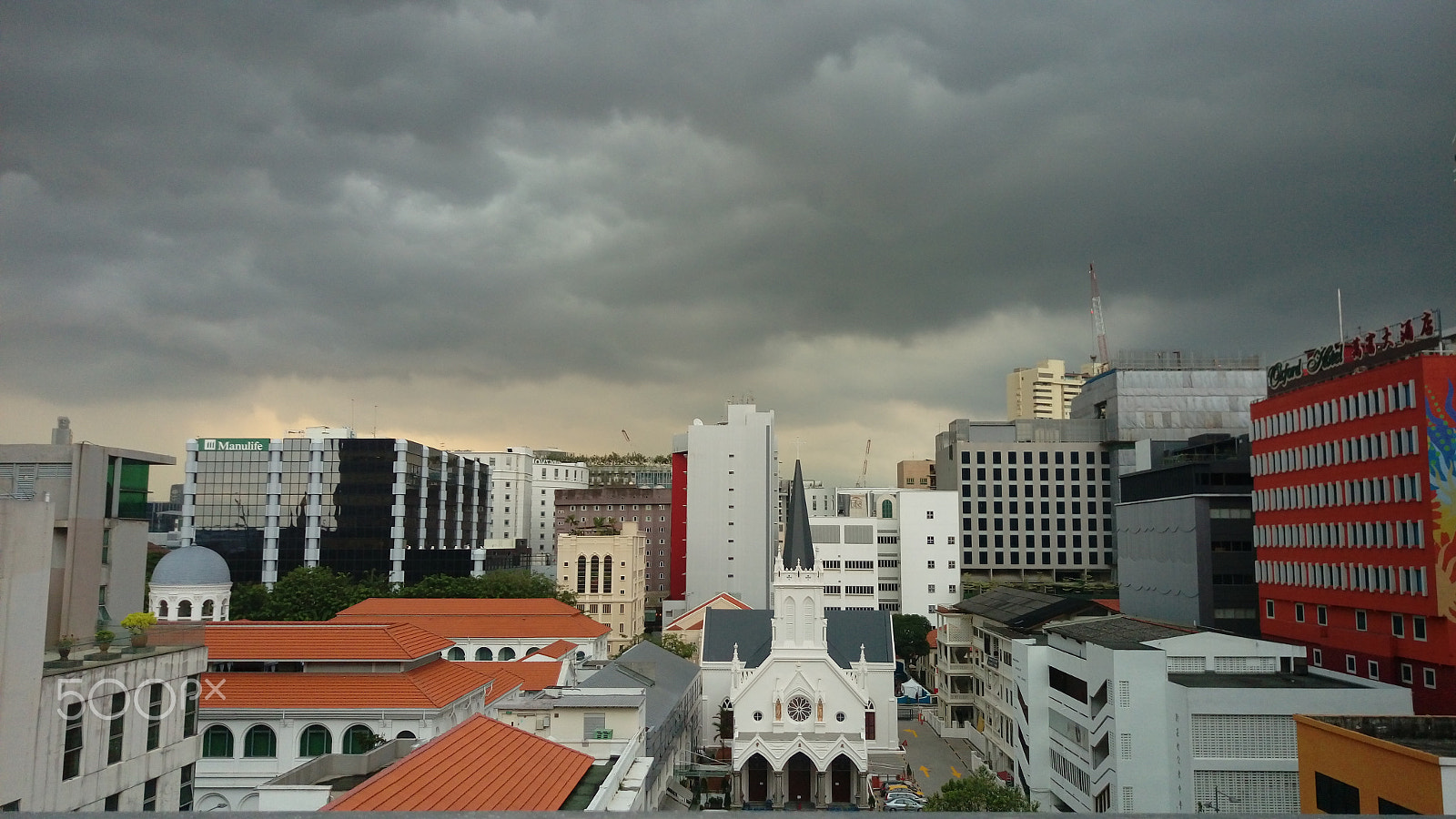 HTC ONE E9PLUS DUAL SIM sample photo. Post storm serenity | smu, singapore photography