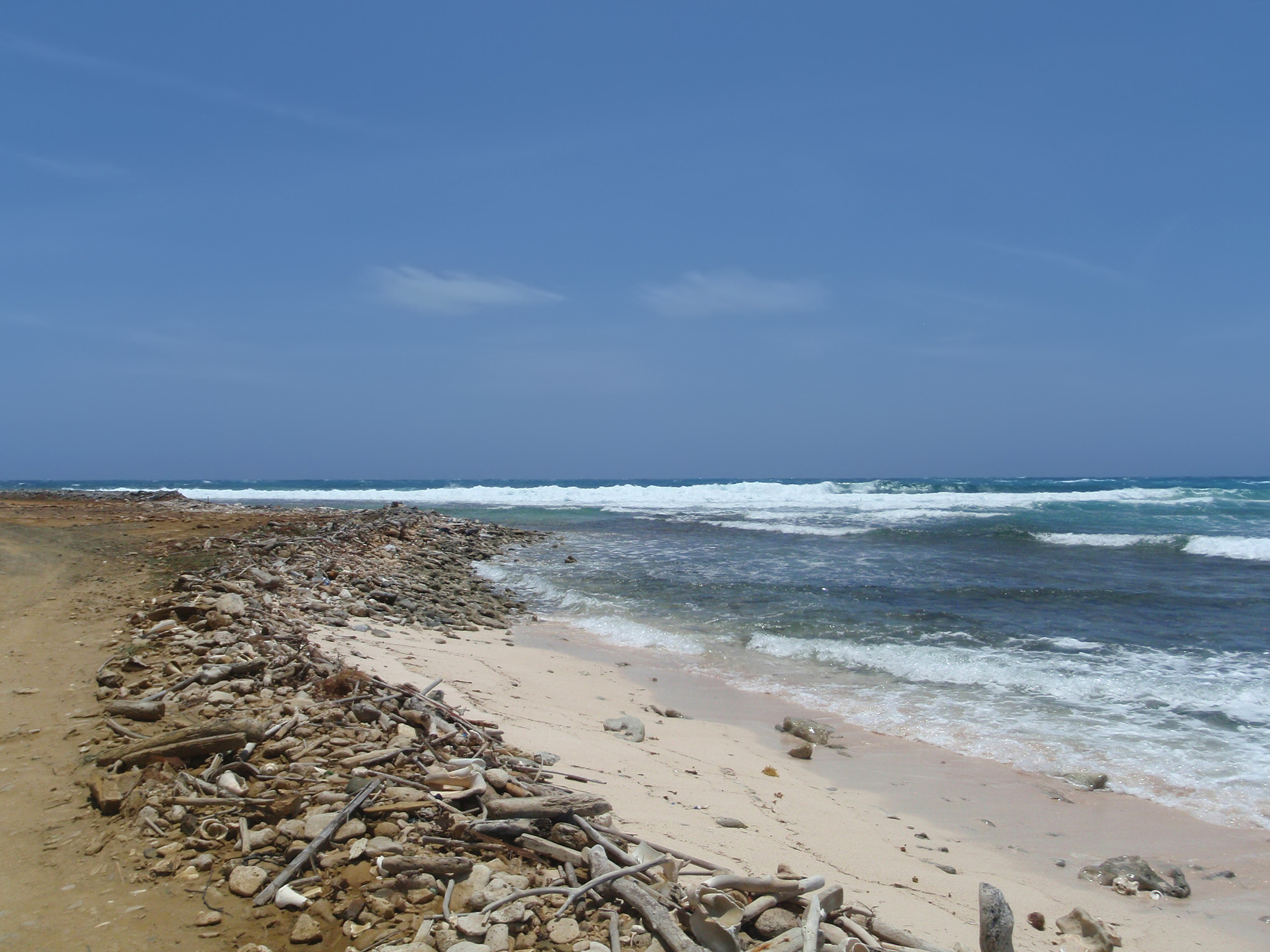 Olympus u1030SW,S1030SW sample photo. Bonaire island atlantic ocean wild side beach photography