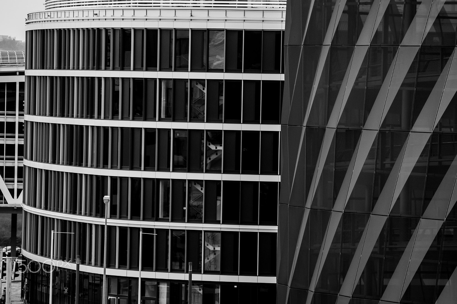Pentax K-r + Sigma sample photo. Car parks & offices photography