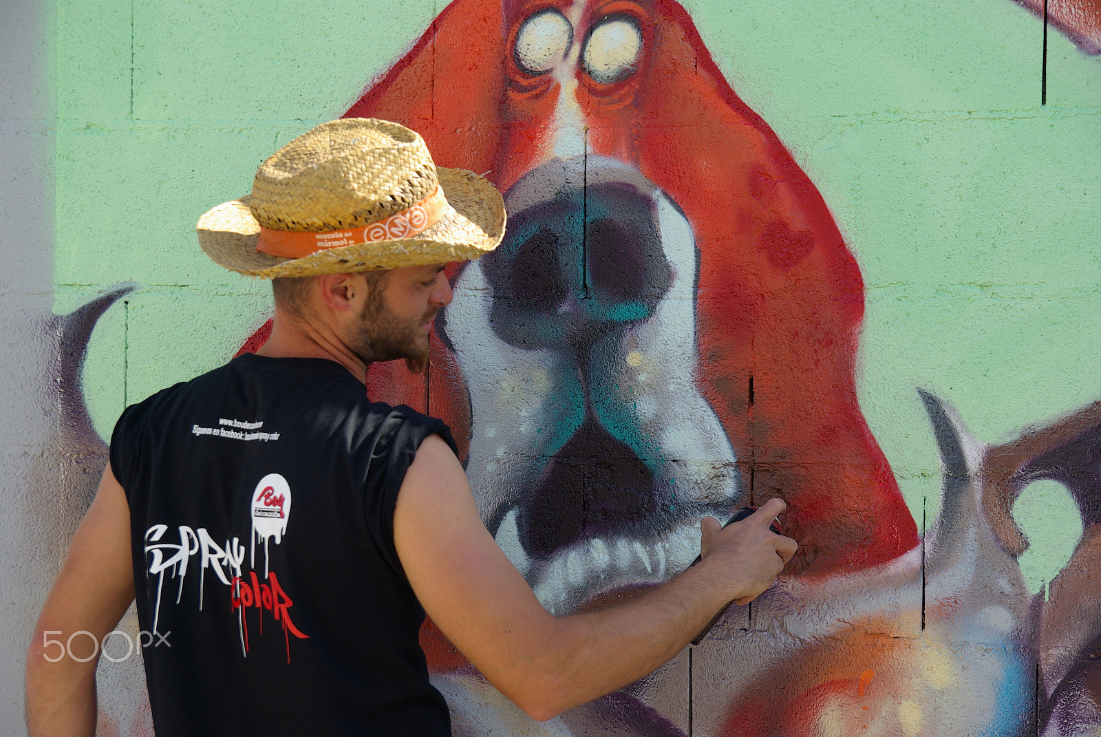 Pentax K10D sample photo. Grafitti photography