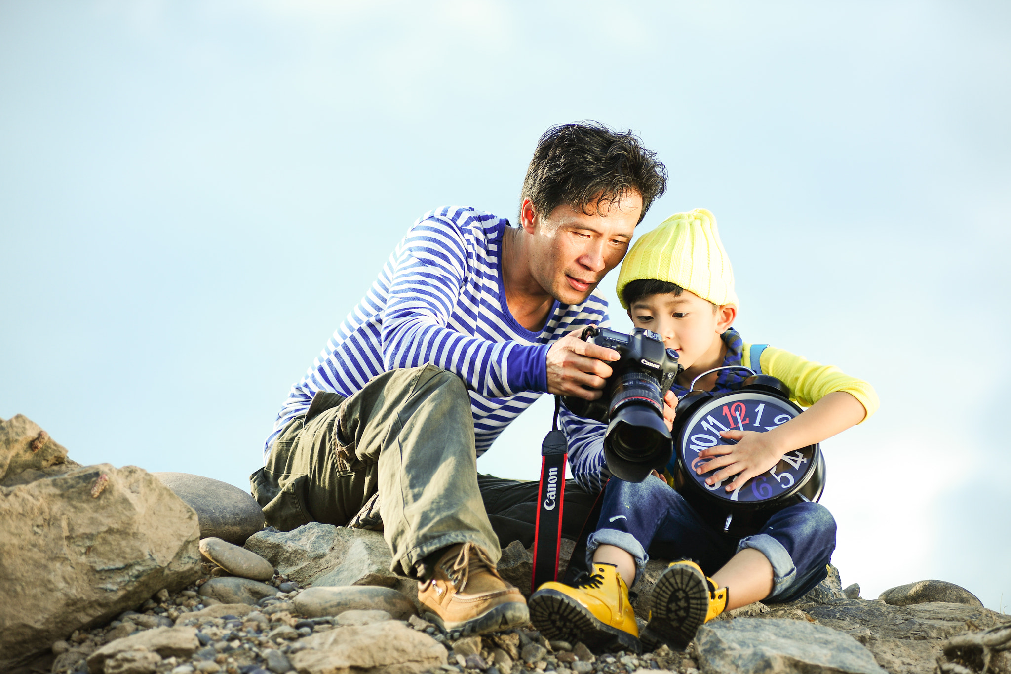Nikon D3X sample photo. 父子 photography
