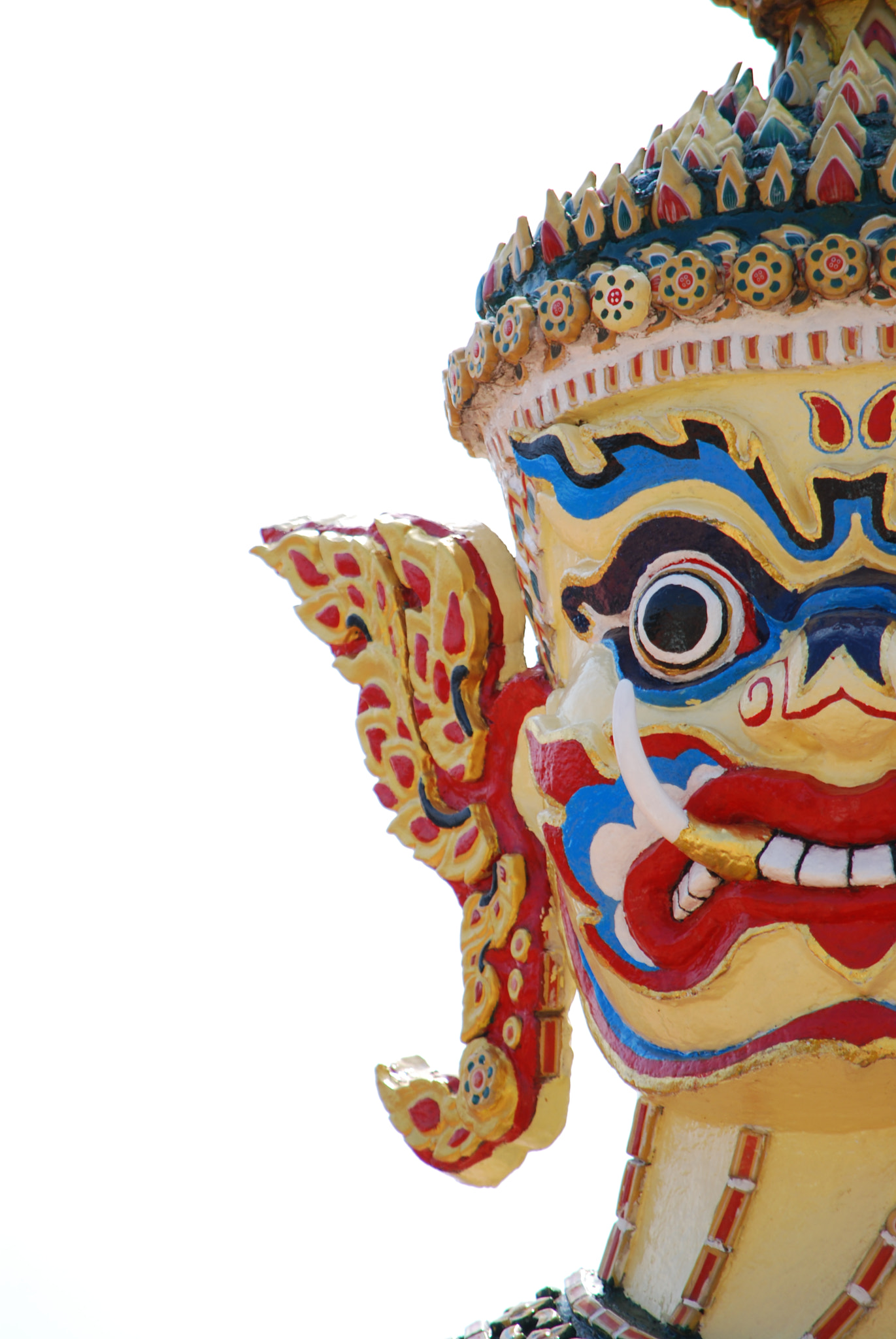Nikon D40X sample photo. Half face of statue photography