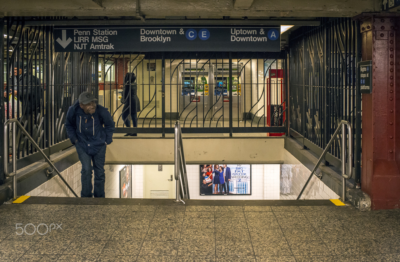 Nikon D800E + Nikon AF-S Nikkor 35mm F1.4G sample photo. Penn station at 3pm photography