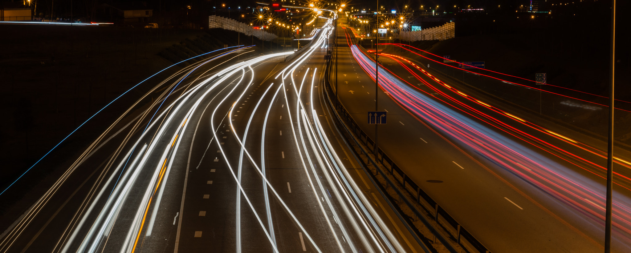 Sony Alpha a5000 (ILCE 5000) + Sony E 35mm F1.8 OSS sample photo. Colorful light trails photography