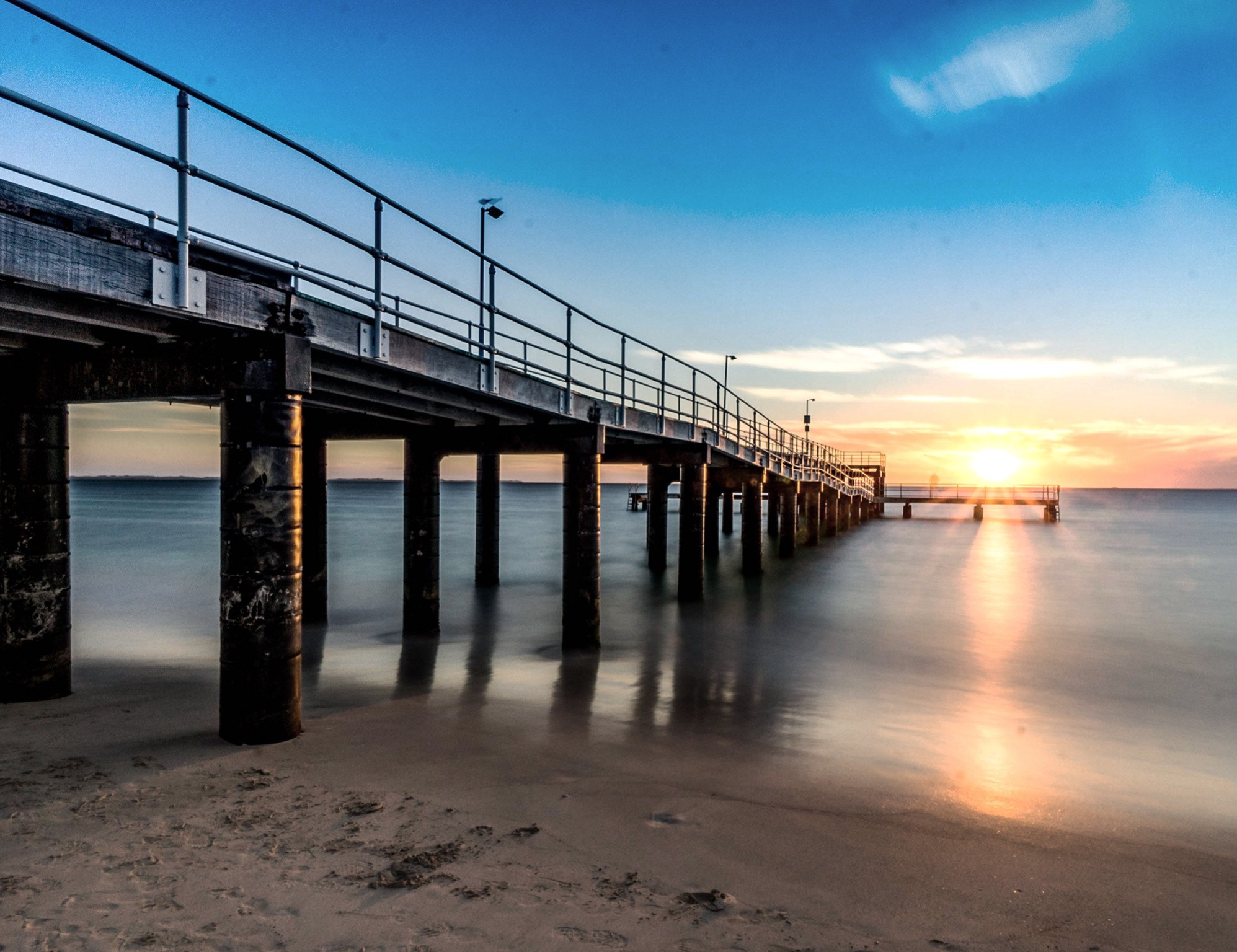 Sony a7R + Sony E 10-18mm F4 OSS sample photo. Coogee beach jetty - perth western australia photography