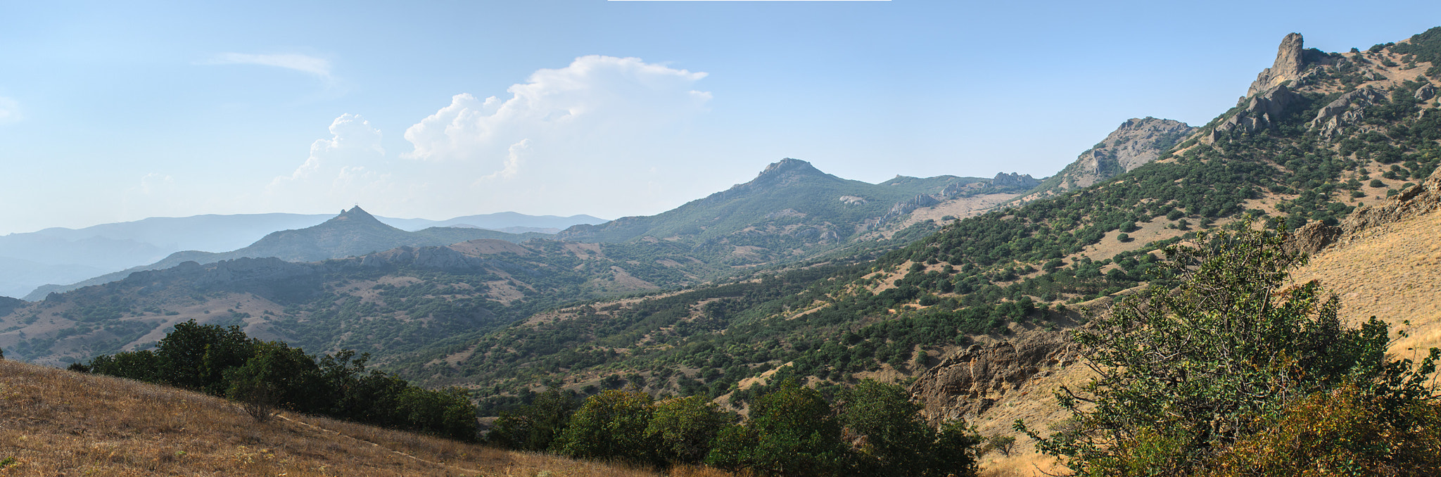 Nikon D7000 + AF Zoom-Nikkor 28-85mm f/3.5-4.5 sample photo. Crimea landscape panarama photography