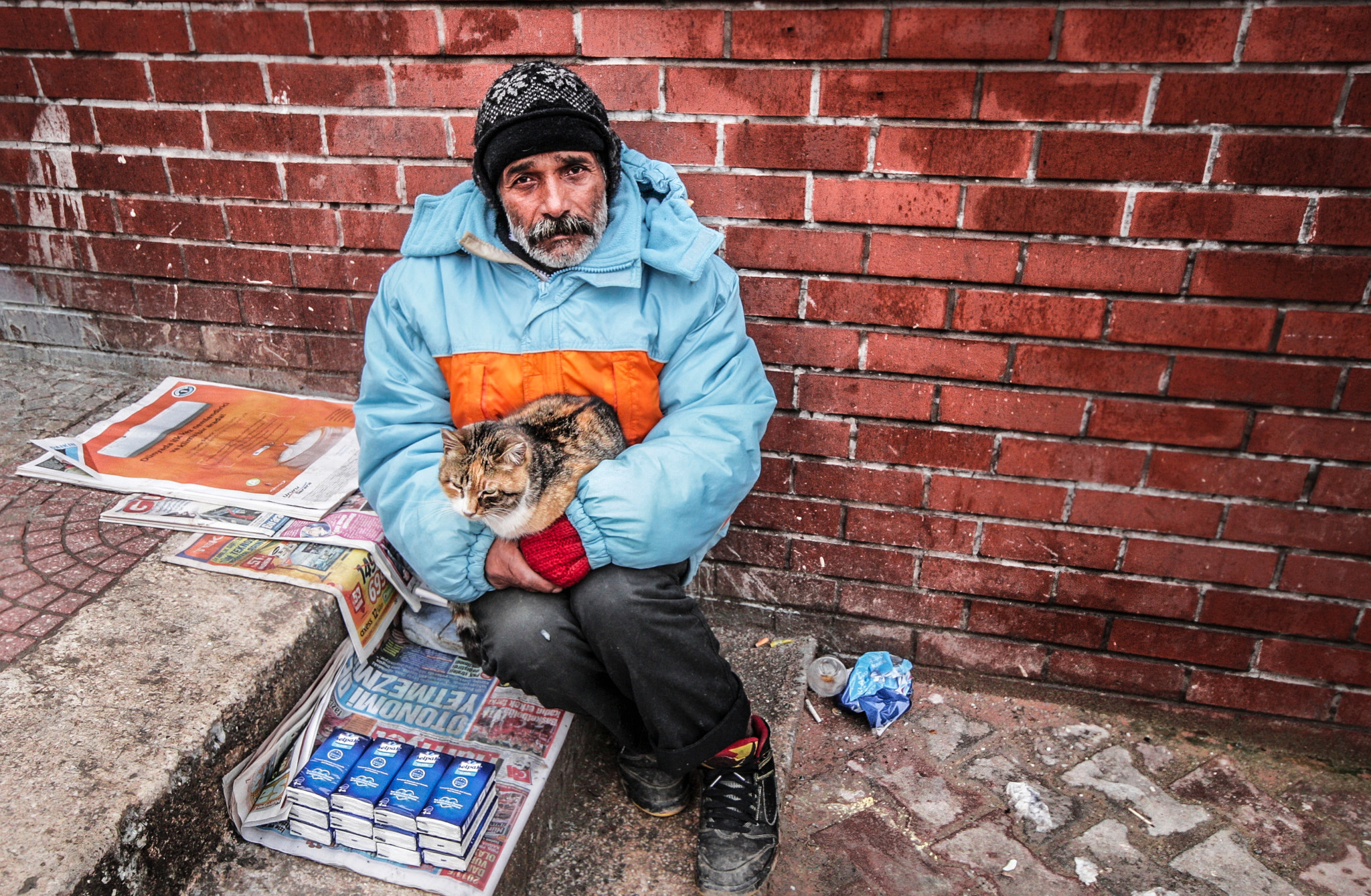 Canon EOS-1D Mark III sample photo. So so sad to see homeless people on the street photography