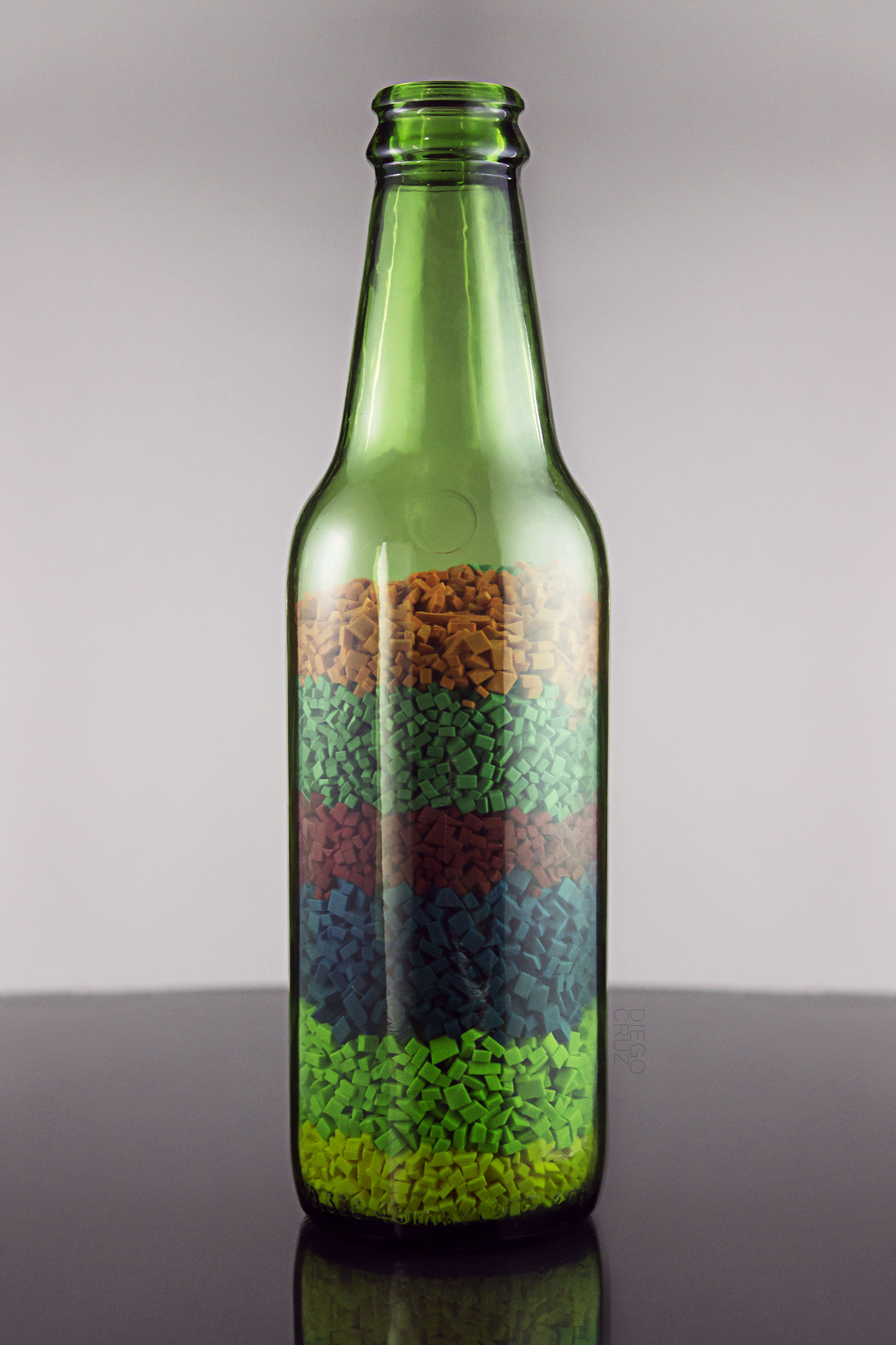 Canon EF-S 18-55mm F3.5-5.6 III sample photo. Color bottle photography