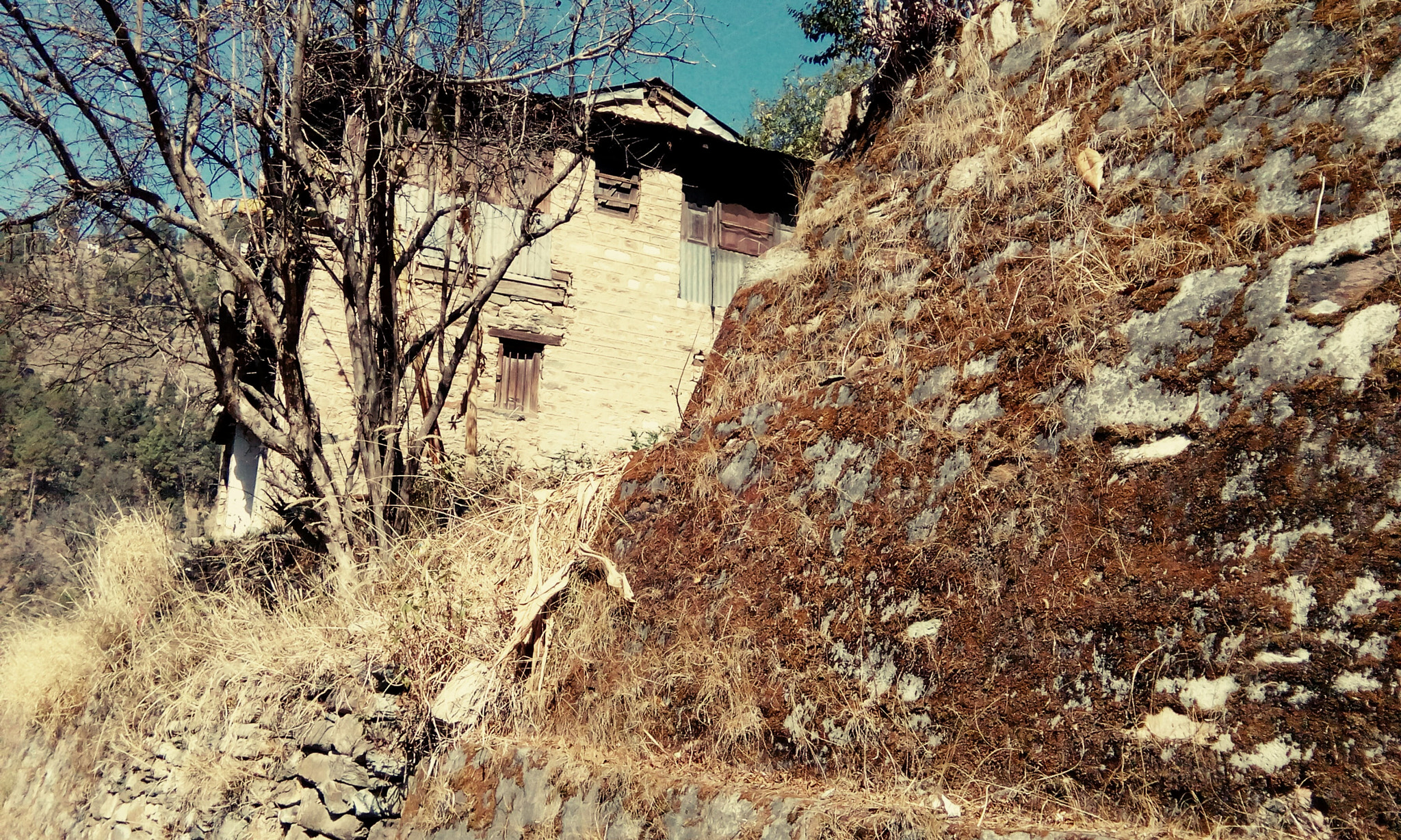 HTC DESIRE 526G+ DUAL SIM sample photo. House of a peasant  photography