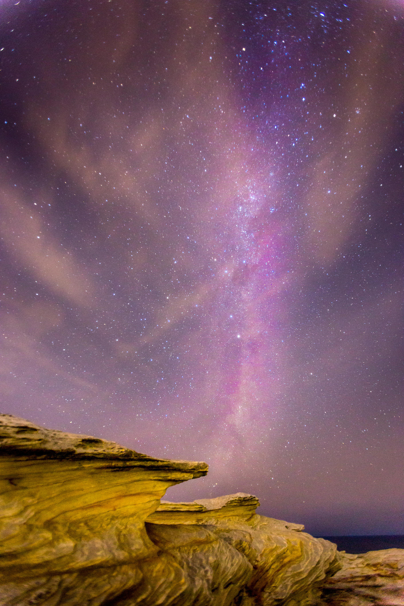 Canon EOS 6D + Canon EF 16-35mm F2.8L USM sample photo. Milkyway in clouds photography