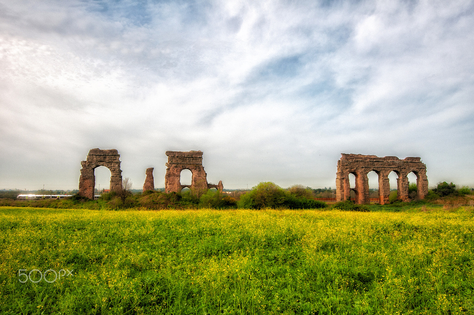 Nikon AF-S Nikkor 16-35mm F4G ED VR sample photo. Springtime in the aqueducts park photography