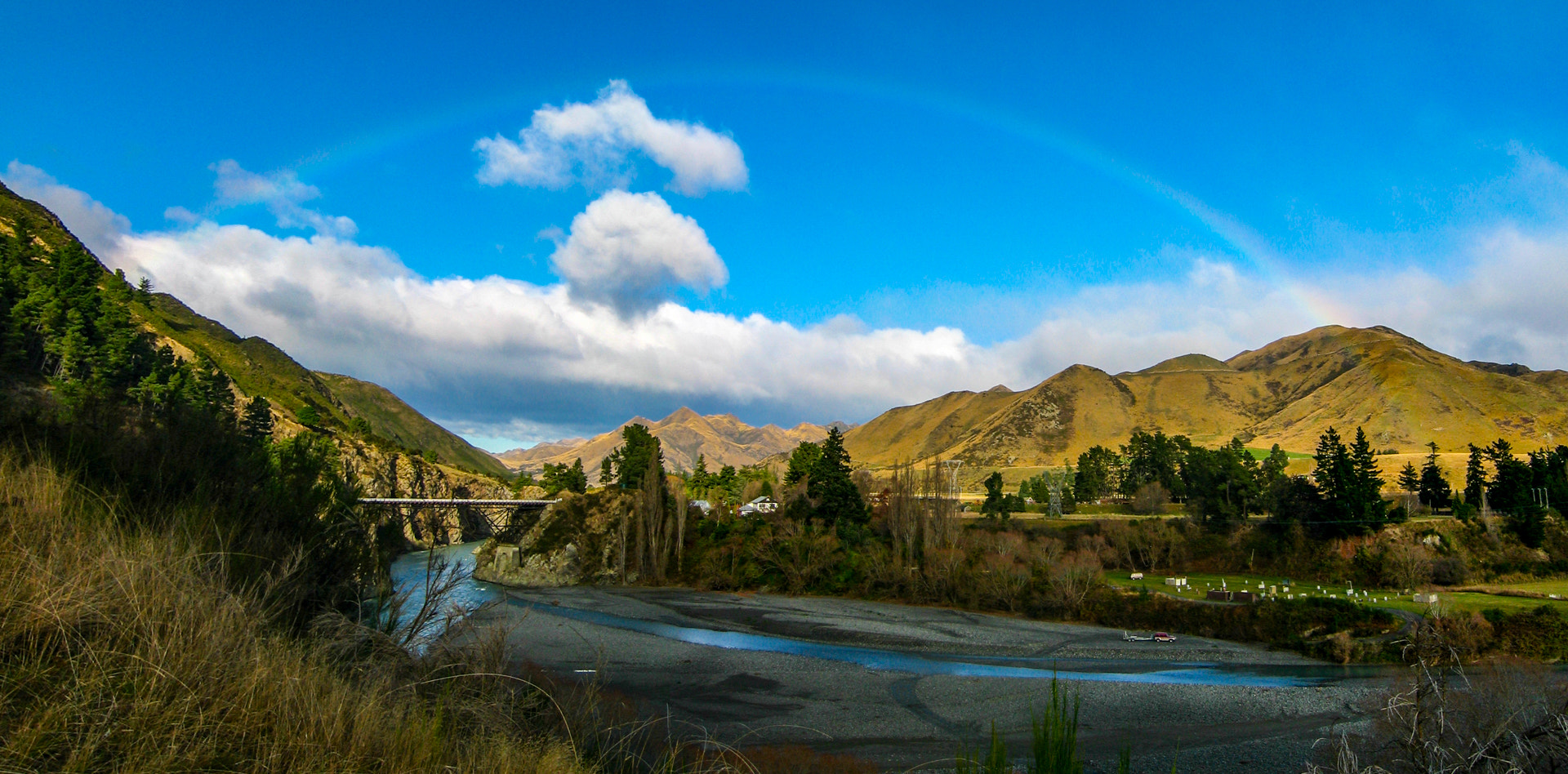 Canon POWERSHOT S45 sample photo. Rainbow @ hot springs photography