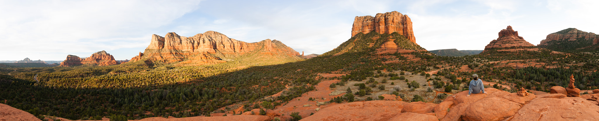 Canon EOS 450D (EOS Rebel XSi / EOS Kiss X2) sample photo. Panorama from baby bell at sunset photography