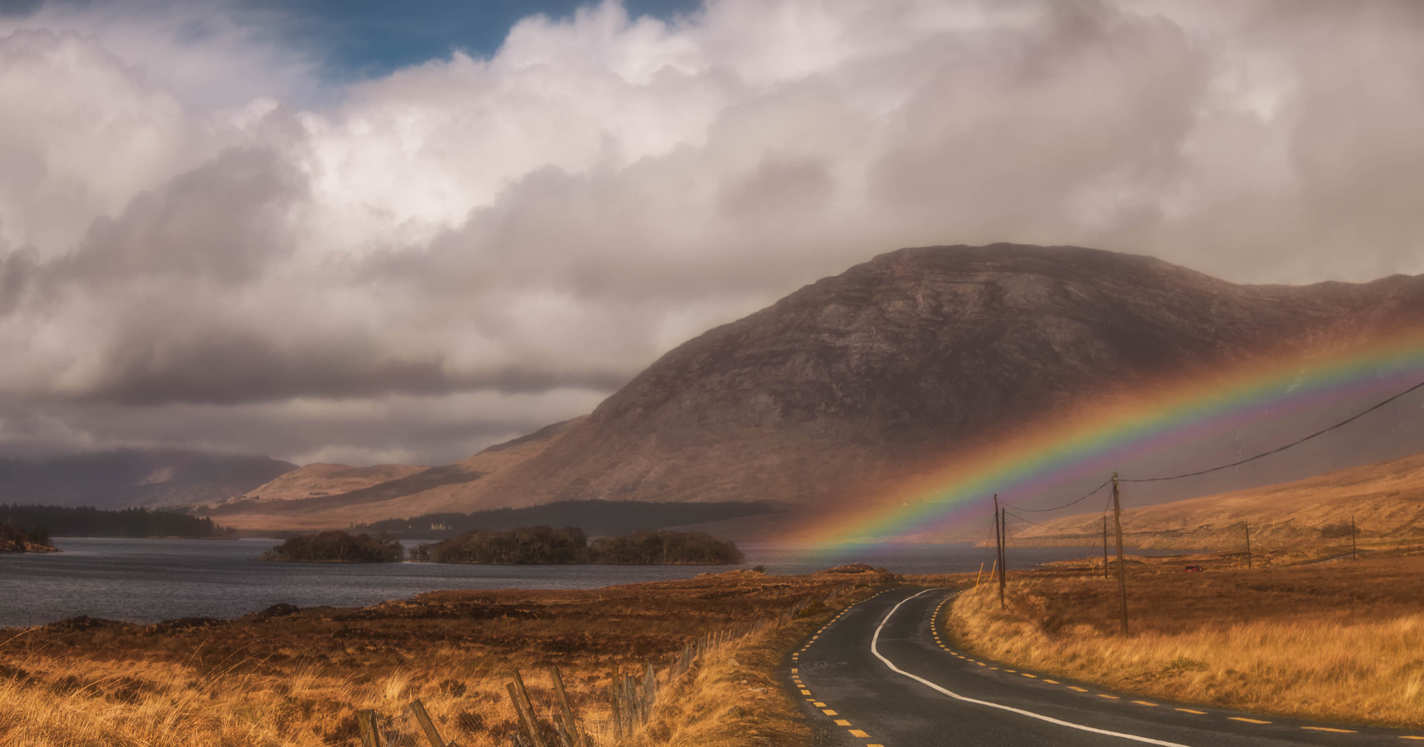 Tokina AT-X Pro 12-24mm F4 (IF) DX sample photo. Connemara rainbow photography