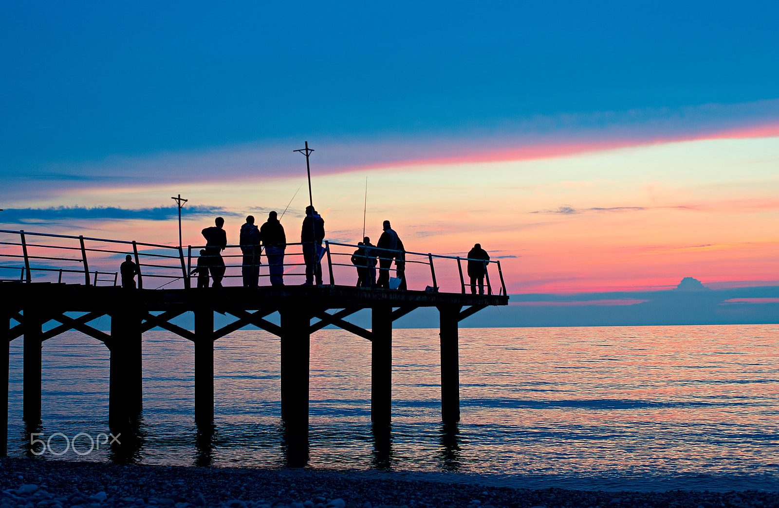 Nikon Df + Nikon AF Nikkor 50mm F1.4D sample photo. Fishermen on a dock photography