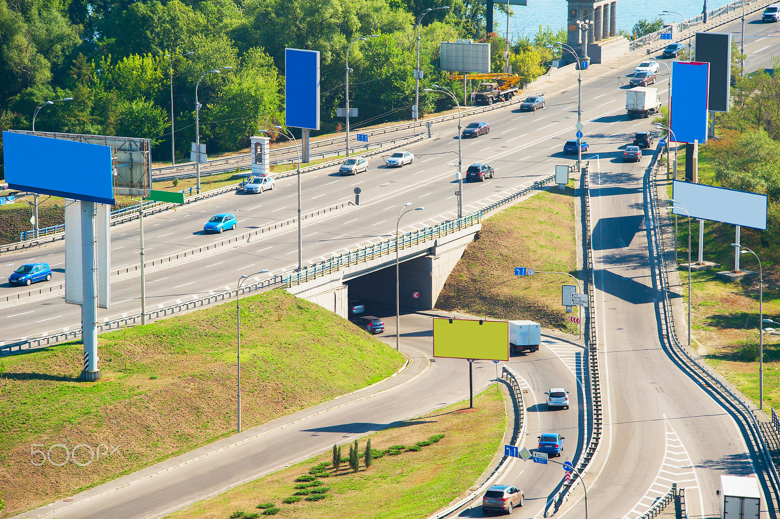 Nikon Df sample photo. Overpass on the road photography