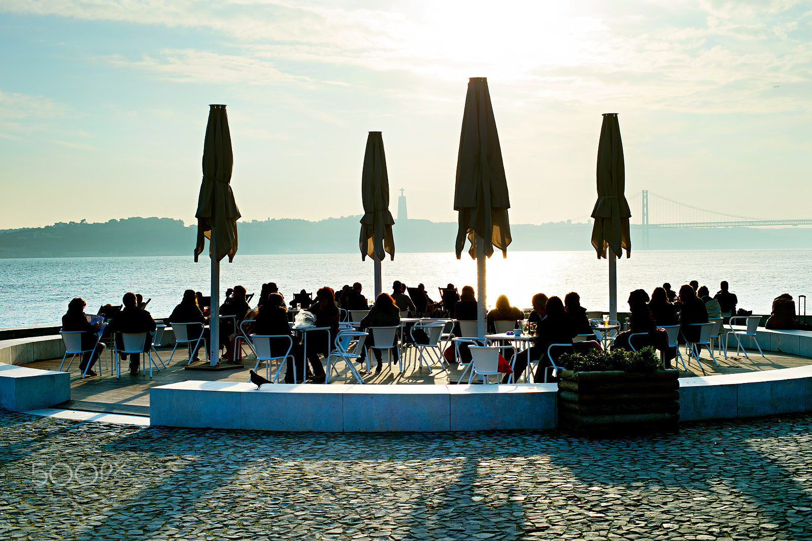 Nikon Df + Nikon AF Nikkor 50mm F1.4D sample photo. Seafront restaurant photography
