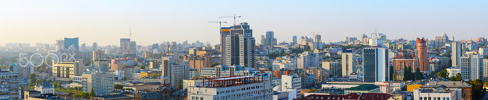 Nikon Df sample photo. Panorama of kyiv, ukraine photography