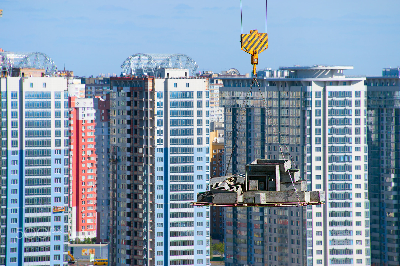 Nikon Df sample photo. Construction activity in progress photography