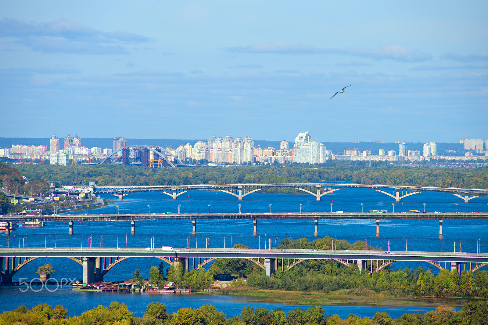 Nikon Df sample photo. Kyiv bridges overview, ukraine photography