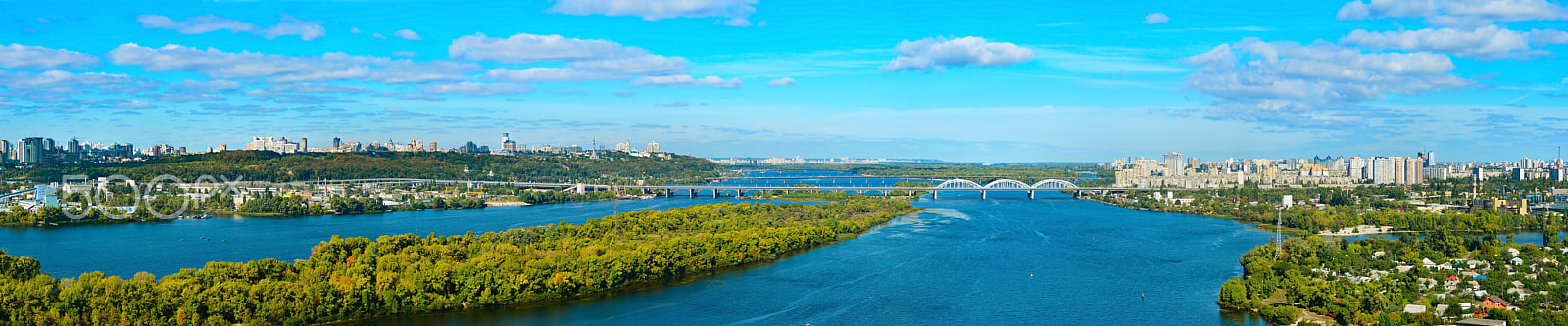 Nikon Df sample photo. Kiev panorama overview, ukraine photography