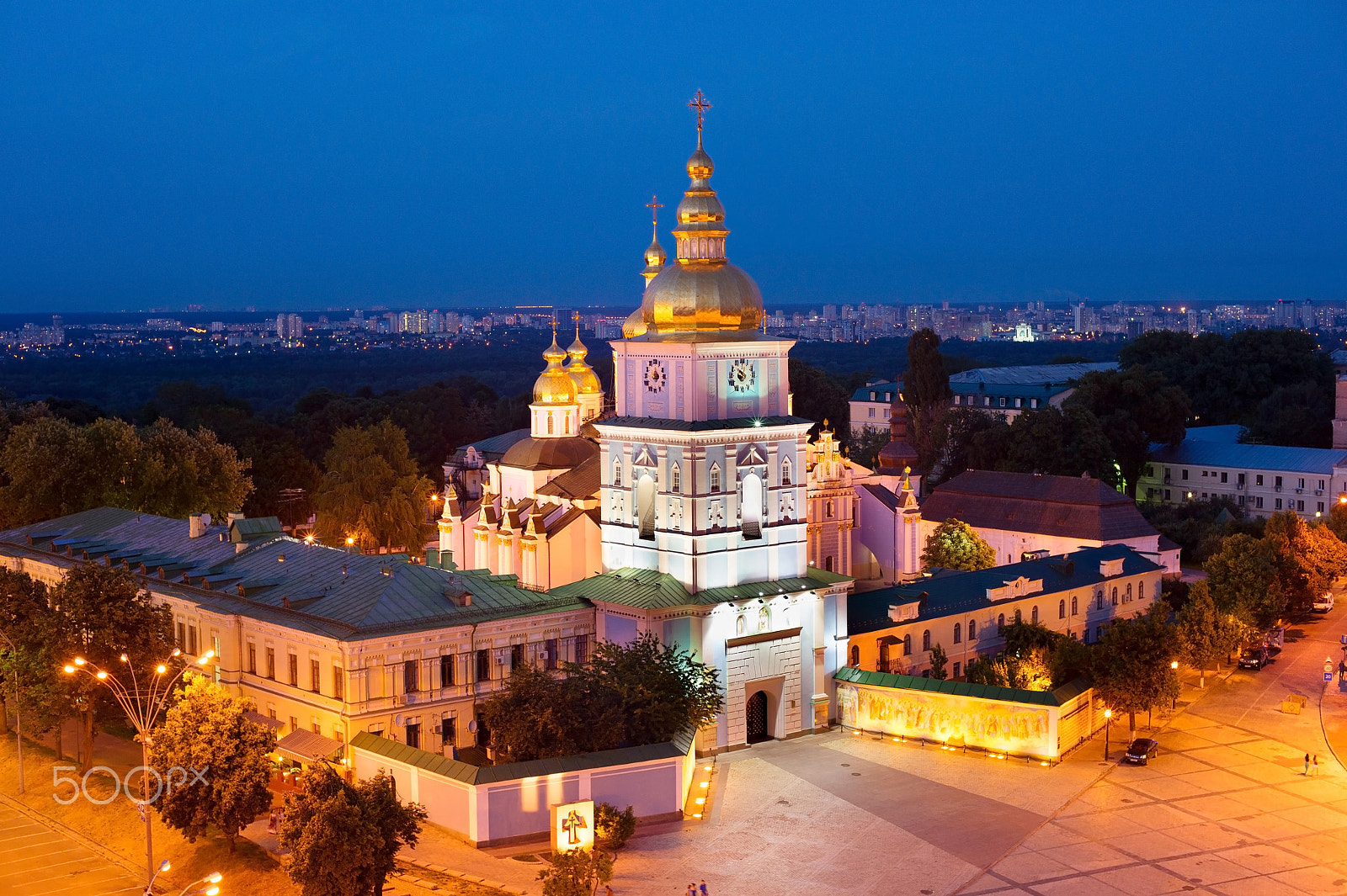 Nikon Df + Nikon AF Nikkor 50mm F1.4D sample photo. Aerial view of st. michael's monastery photography