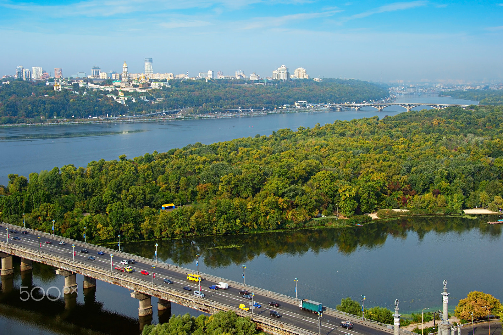 Nikon Df sample photo. Skyline of kyiv, ukraine photography