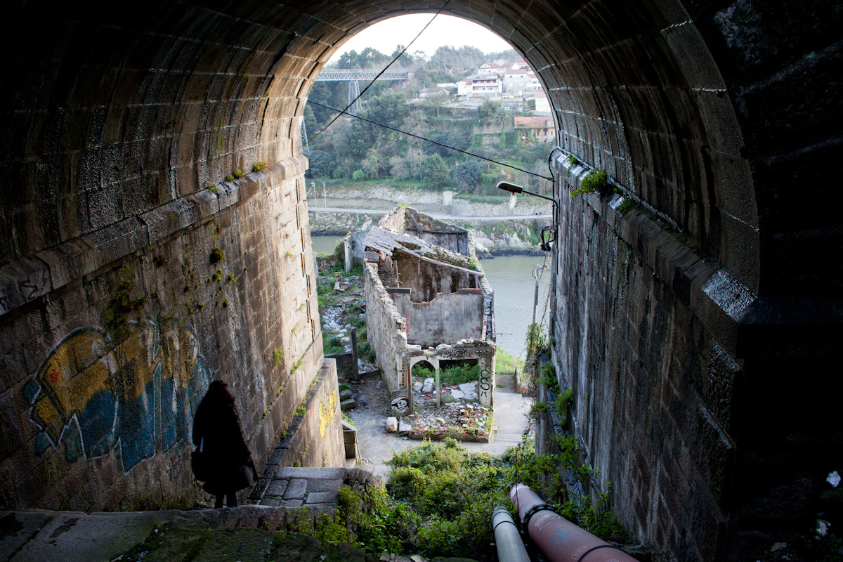 Canon EOS 5D Mark II + Canon EF 28mm F2.8 IS USM sample photo. Ruin in porto, portugal photography