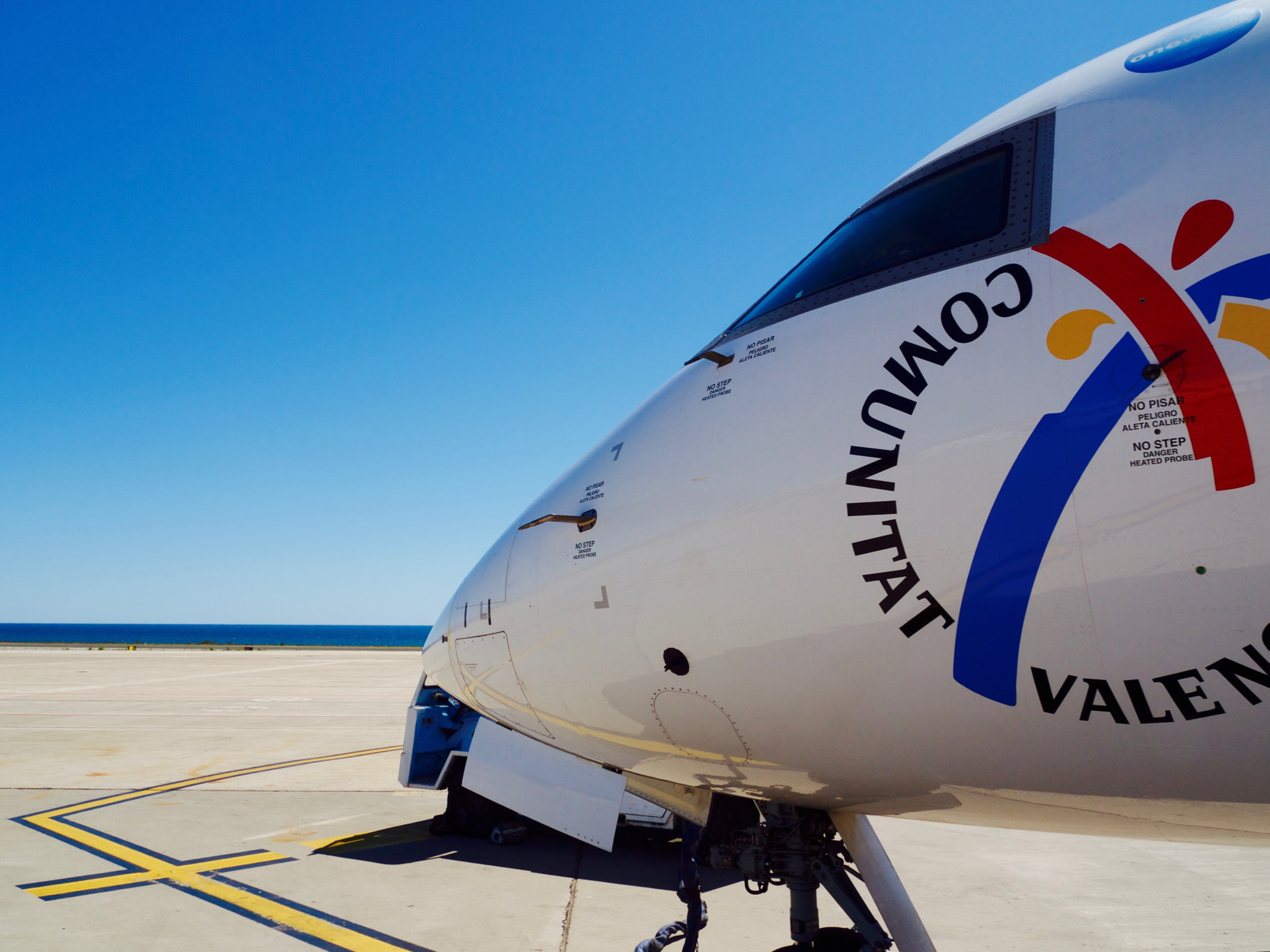 Panasonic Lumix DMC-GF1 sample photo. Almeria - airport, sea view photography