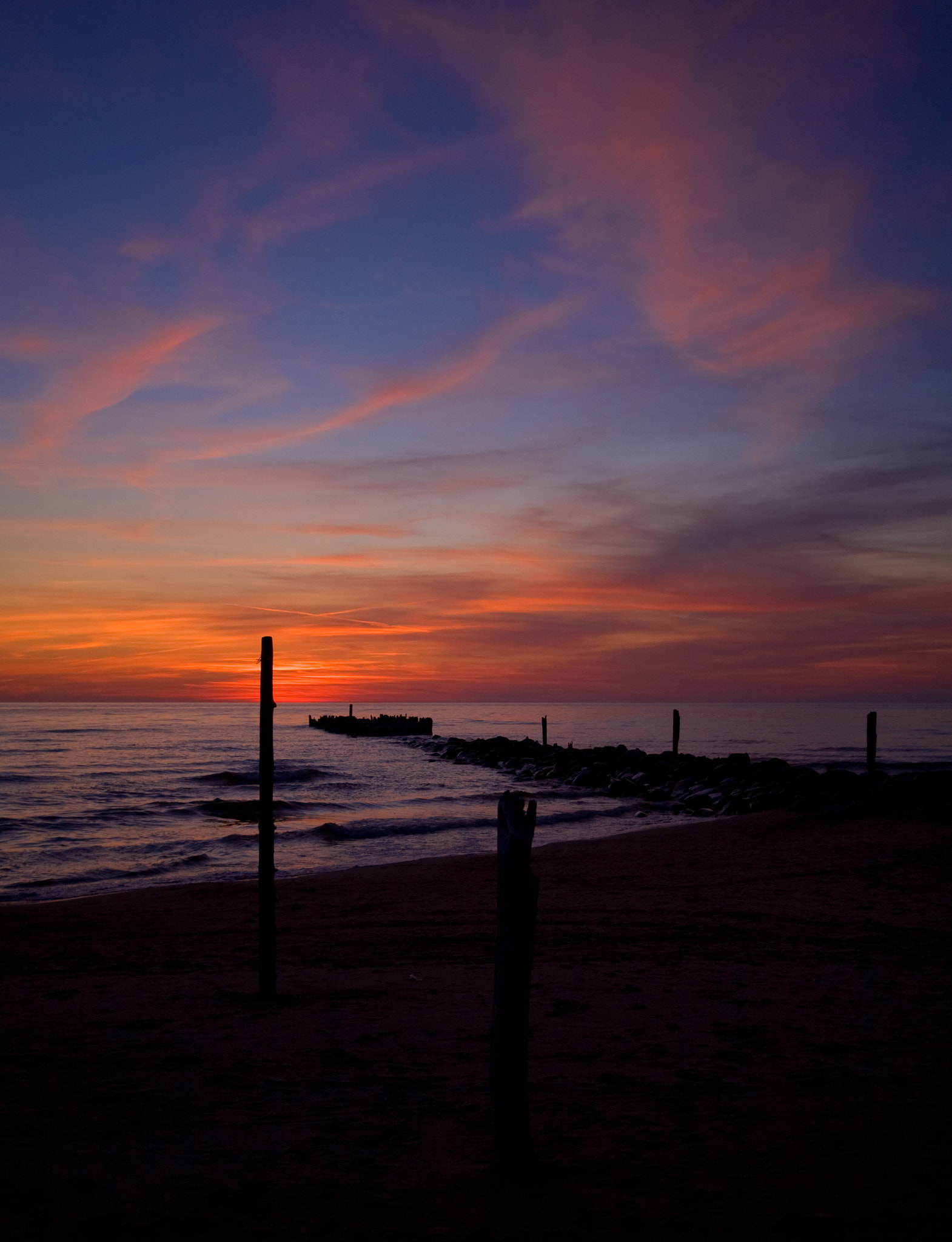 Canon EOS 30D sample photo. Sea sunset photography