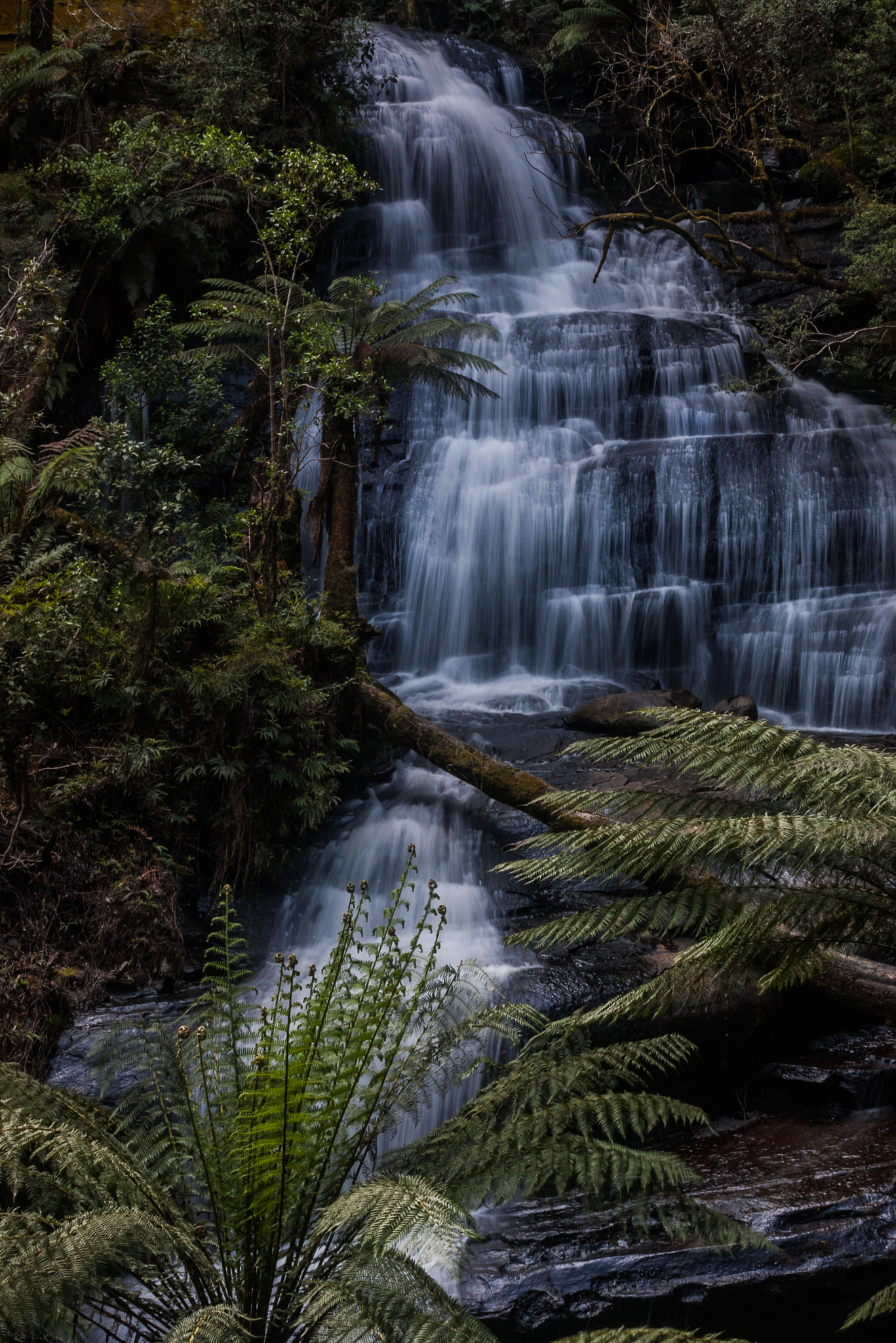 Pentax *ist DS + Sigma AF 10-20mm F4-5.6 EX DC sample photo. Triplet falls photography