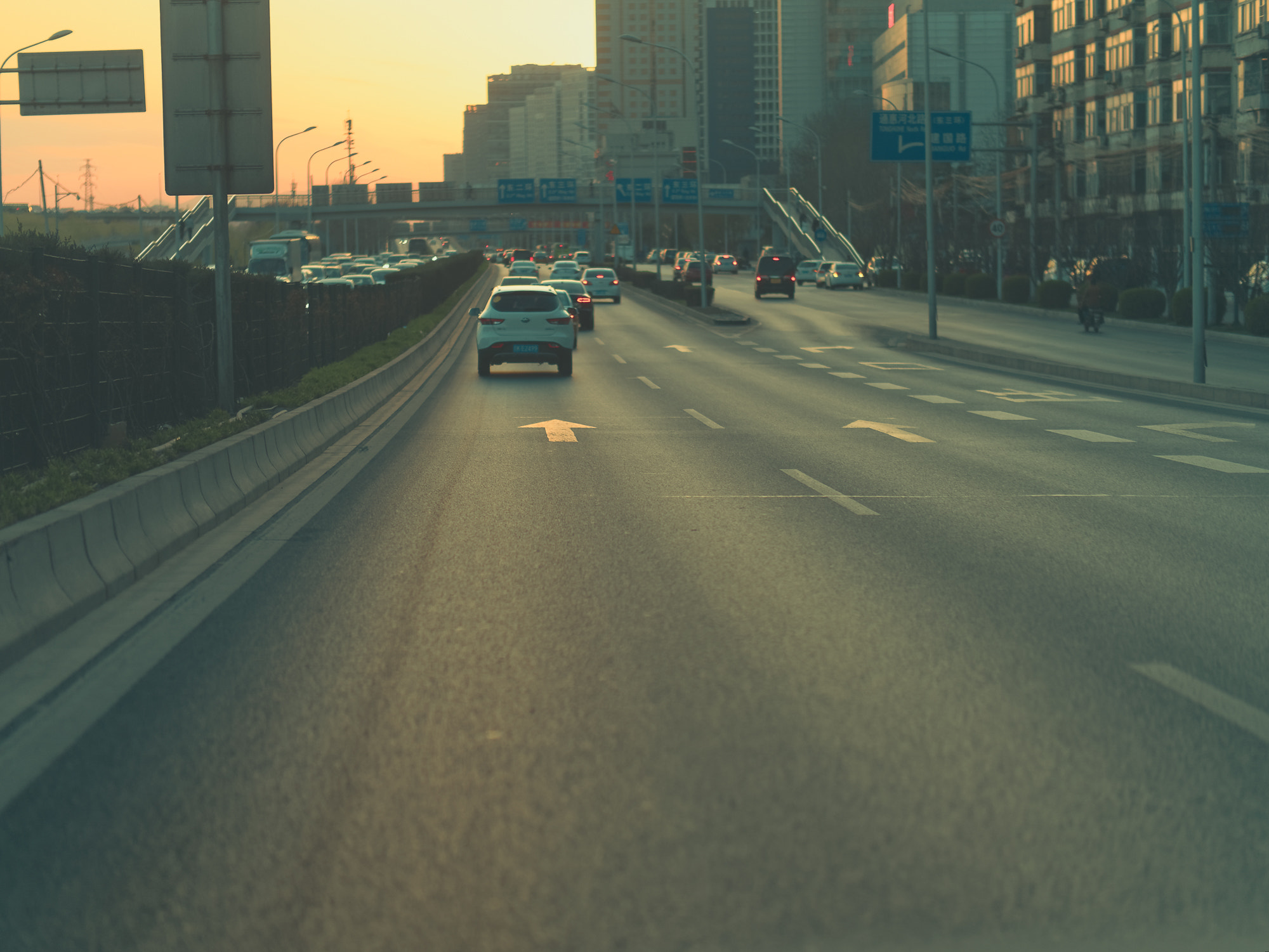 Panasonic Leica DG Nocticron 42.5mm F1.2 ASPH OIS sample photo. Way to sunset photography