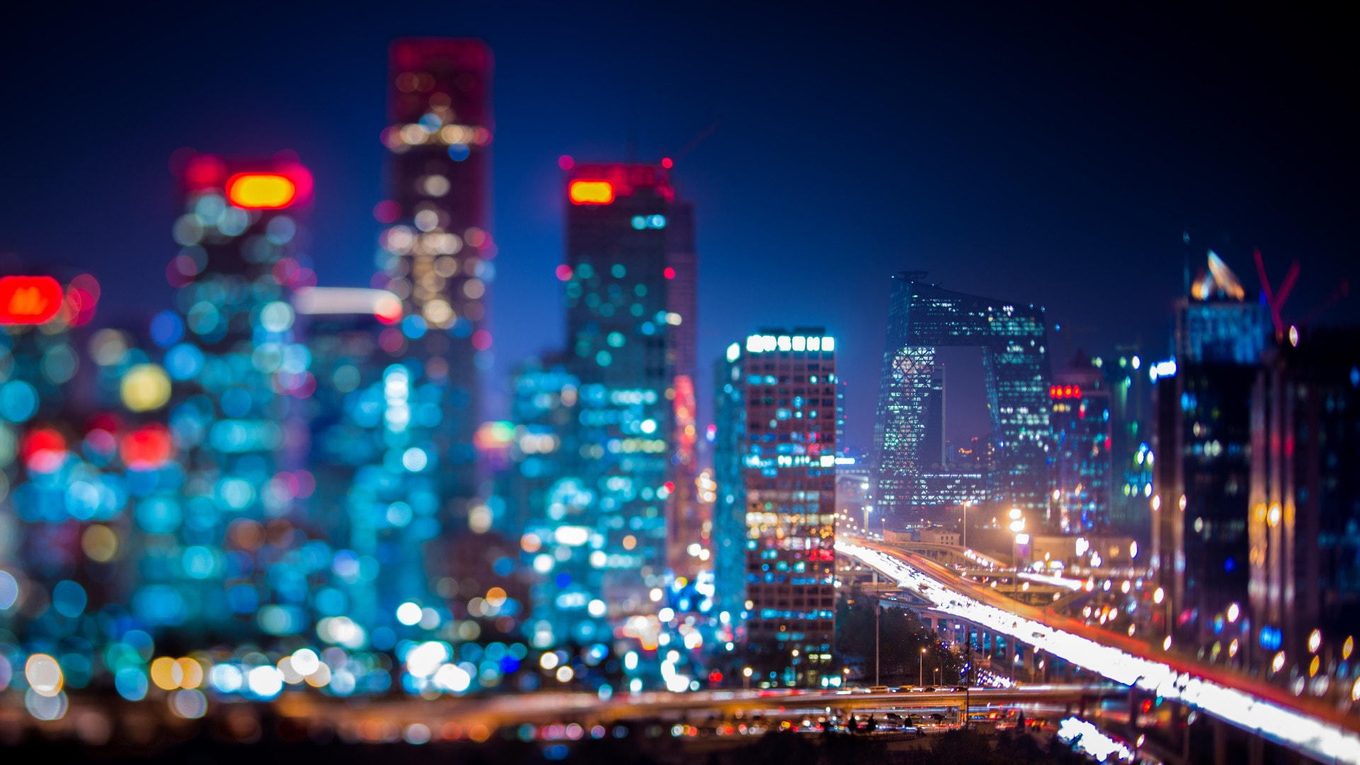 Nikon PC-E Nikkor 45mm F2.8D ED Tilt-Shift sample photo. Cbd.night   peking photography