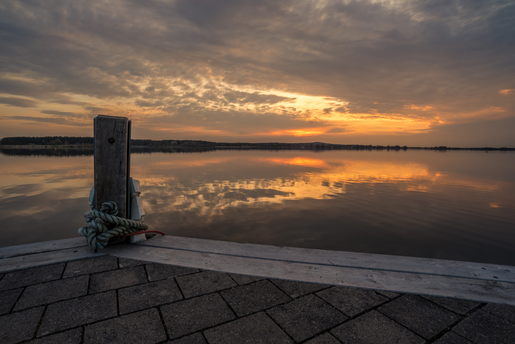 Sunset at Altmühlsee (Germany)