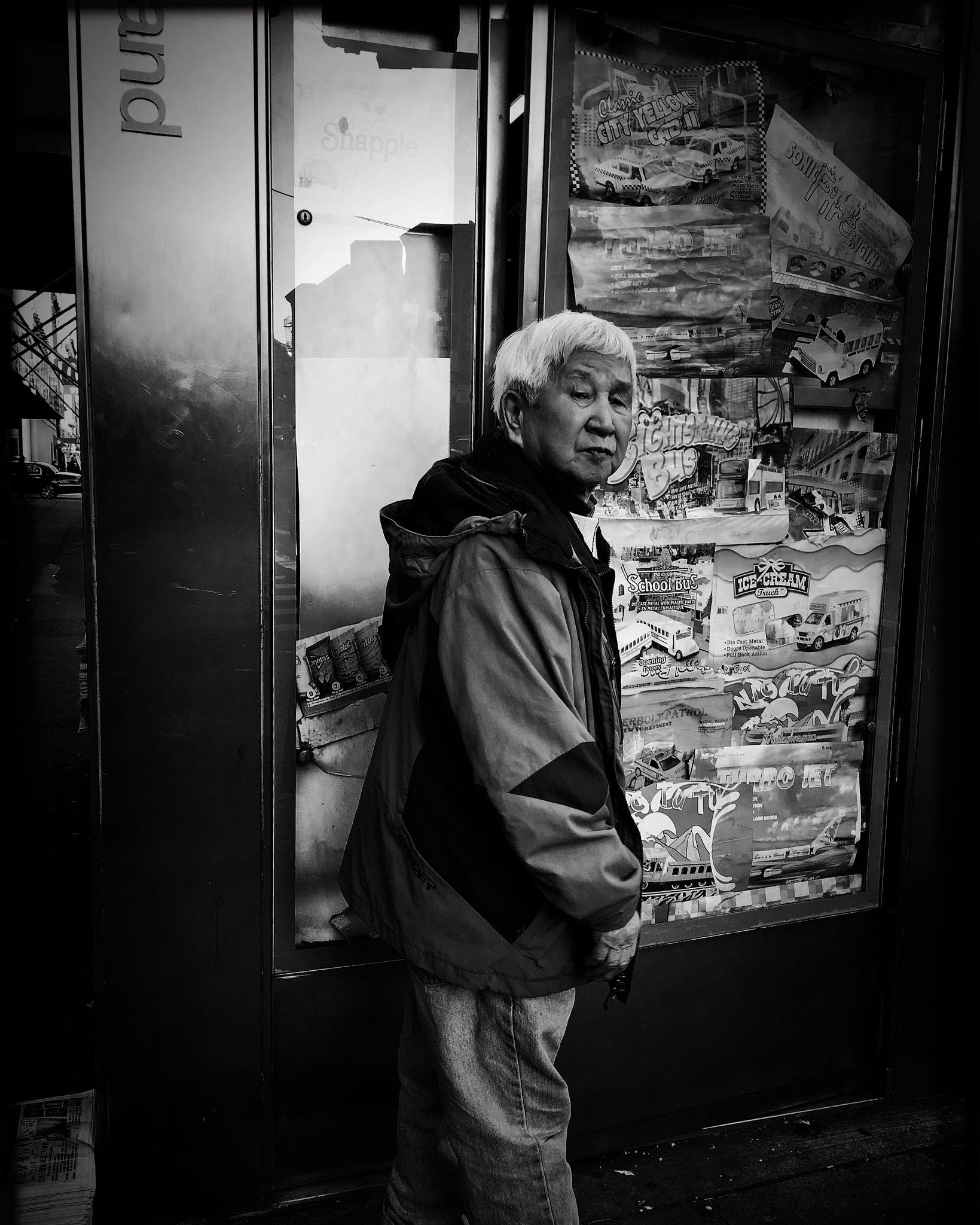 Hipstamatic 311 sample photo. Canal st, chinatown nyc photography