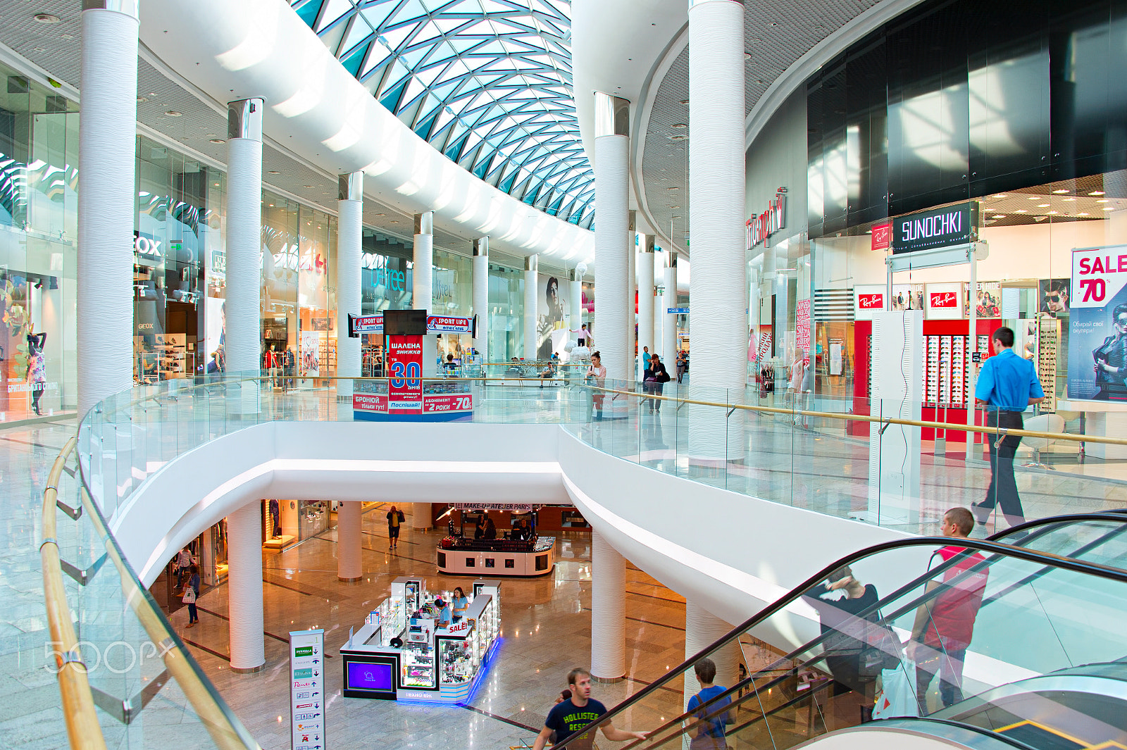 Nikon Df sample photo. Ocean plaza shopping mall photography
