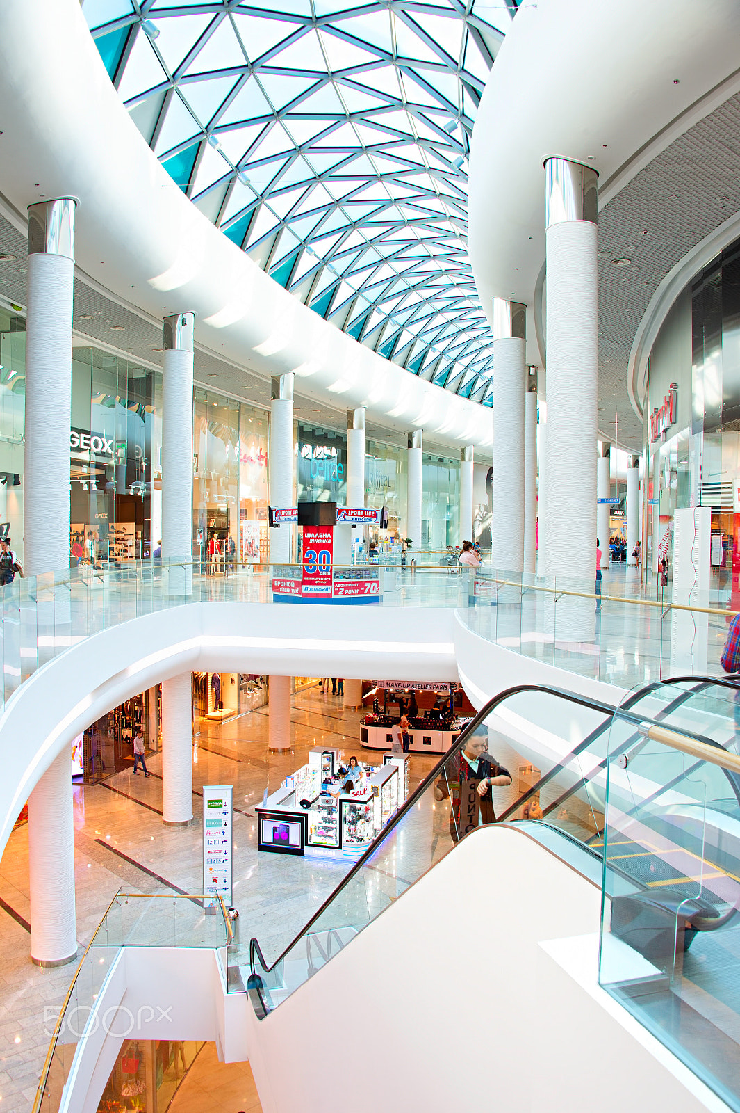 Nikon Df sample photo. Ocean plaza shopping mall photography