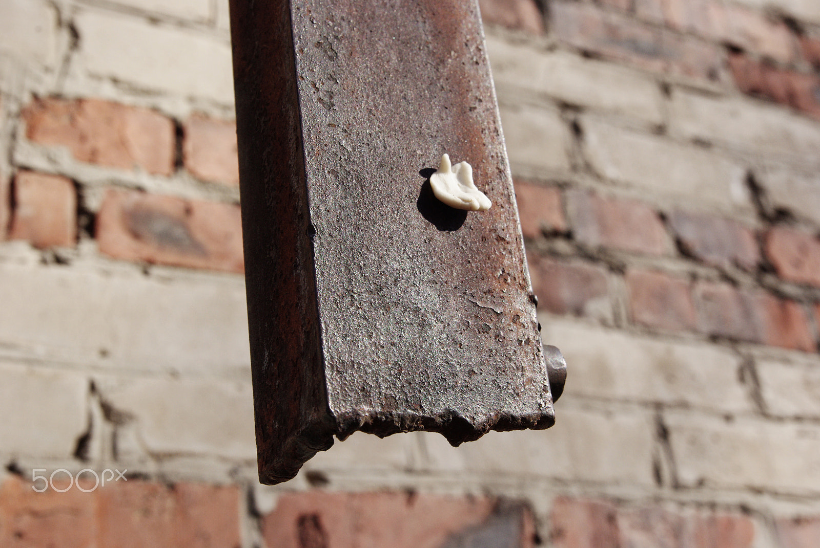 Pentax K200D sample photo. Gum on the stairs photography