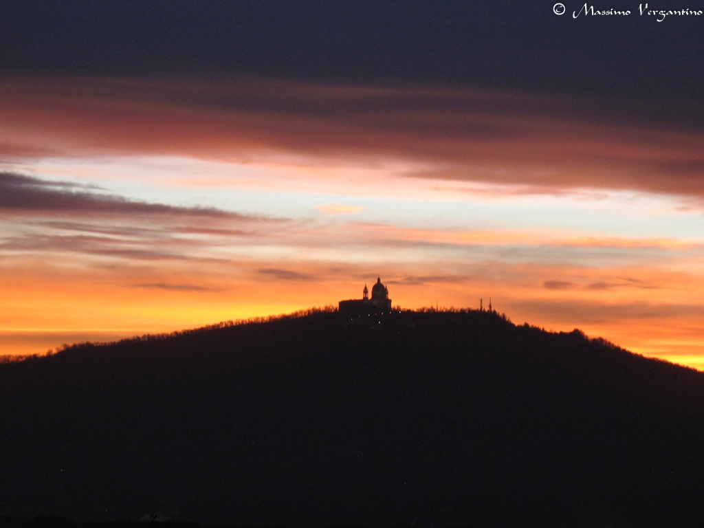 Canon POWERSHOT A640 sample photo. Superga al tramonto photography