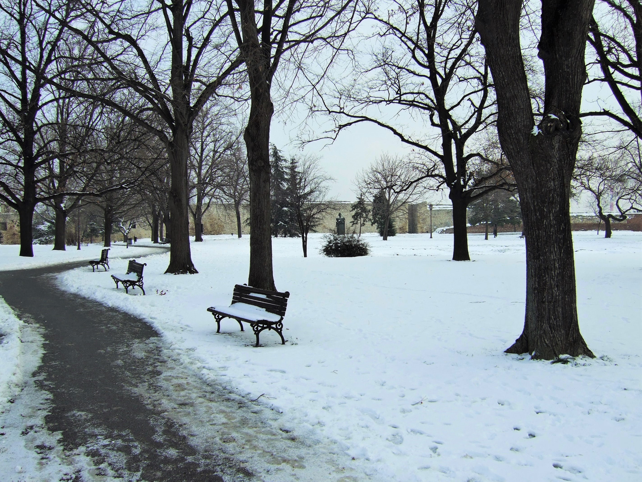 Fujifilm FinePix F31fd sample photo. Kalemegdan fortress park - beograd photography