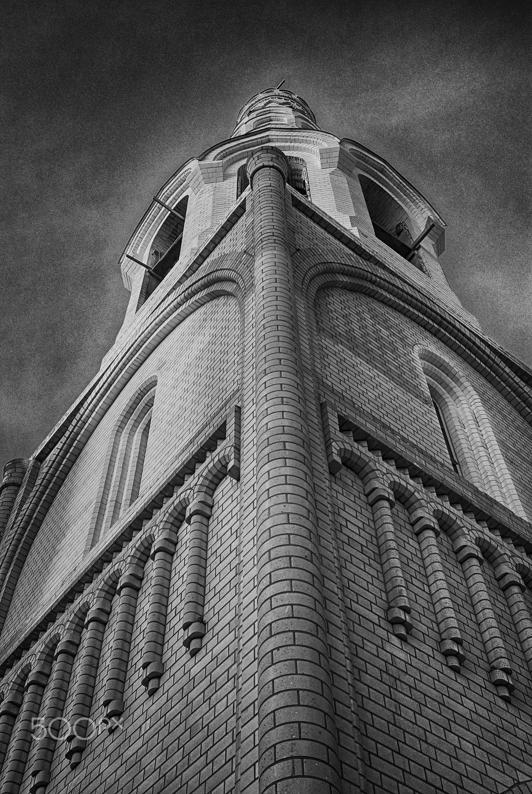 Pentax K200D sample photo. Russian orthodox church. black&white photography