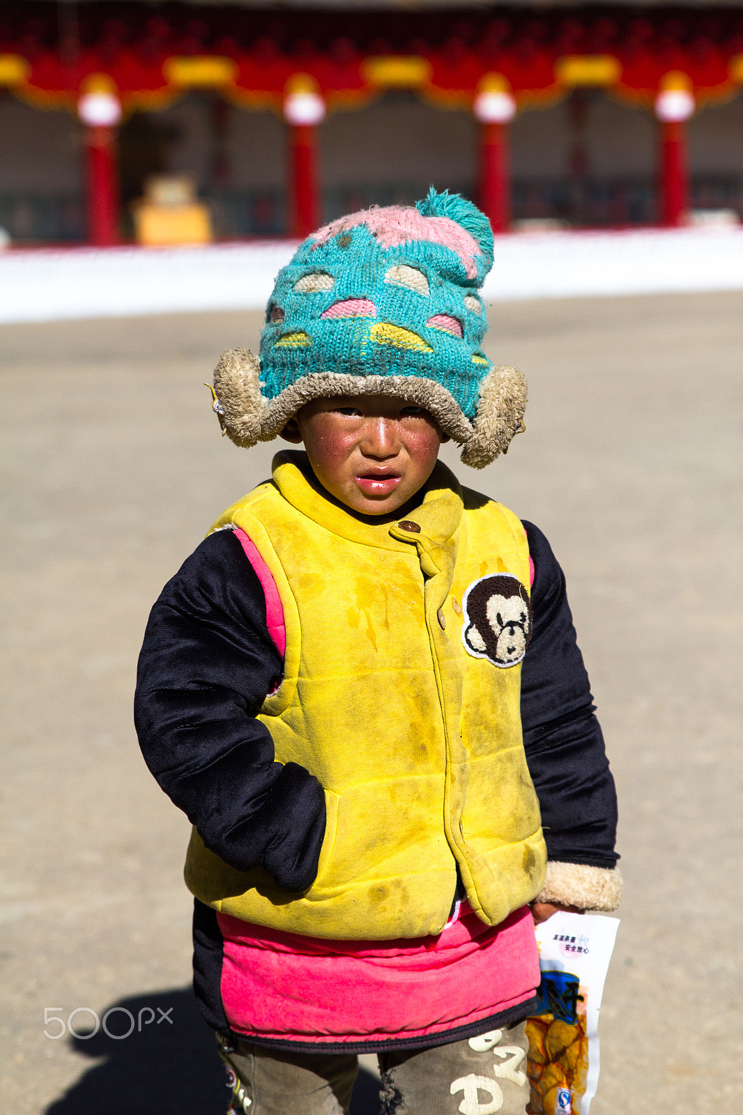 Canon EOS 550D (EOS Rebel T2i / EOS Kiss X4) + Sigma 24-70mm F2.8 EX DG Macro sample photo. Tibetan boy photography