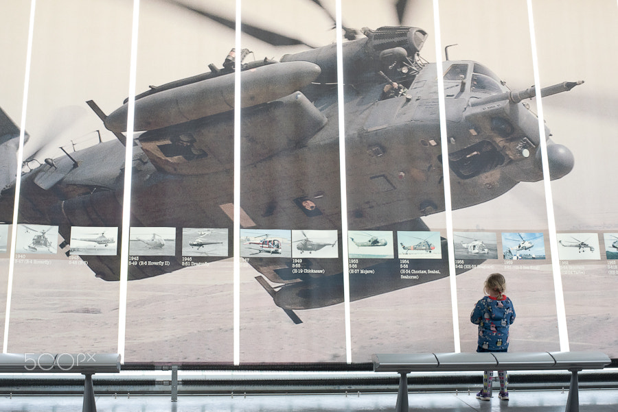 AF Zoom-Nikkor 24-120mm f/3.5-5.6D IF sample photo. Raf museum cosford - helicopters photography