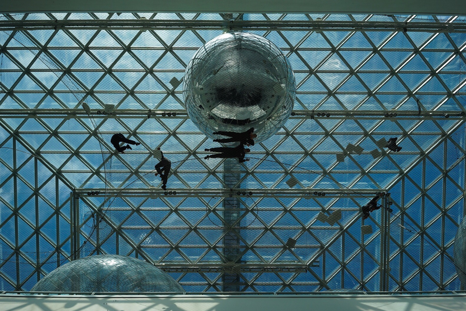 looking up