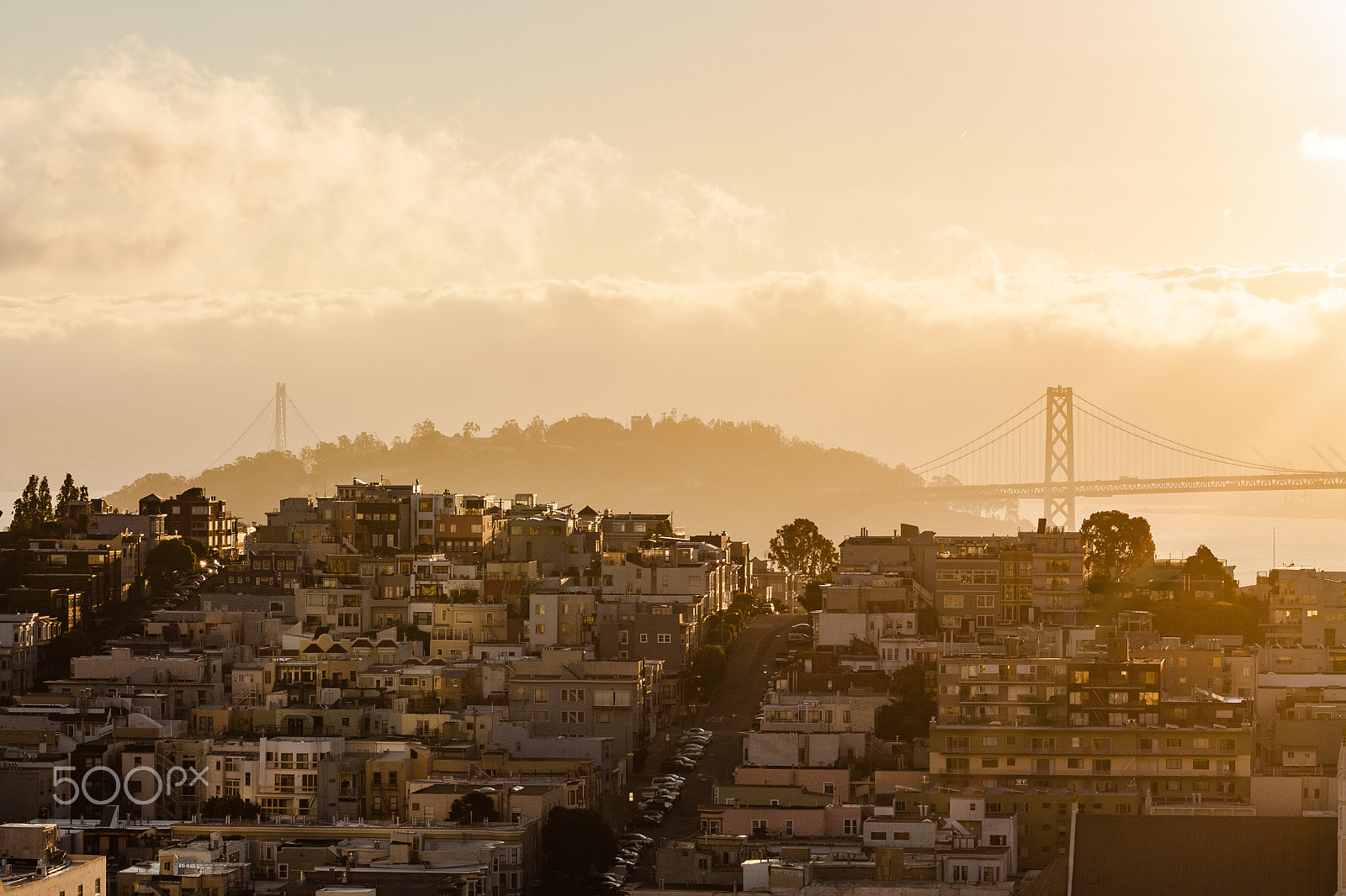 Canon EF 75-300mm f/4-5.6 USM sample photo. City sunrise photography