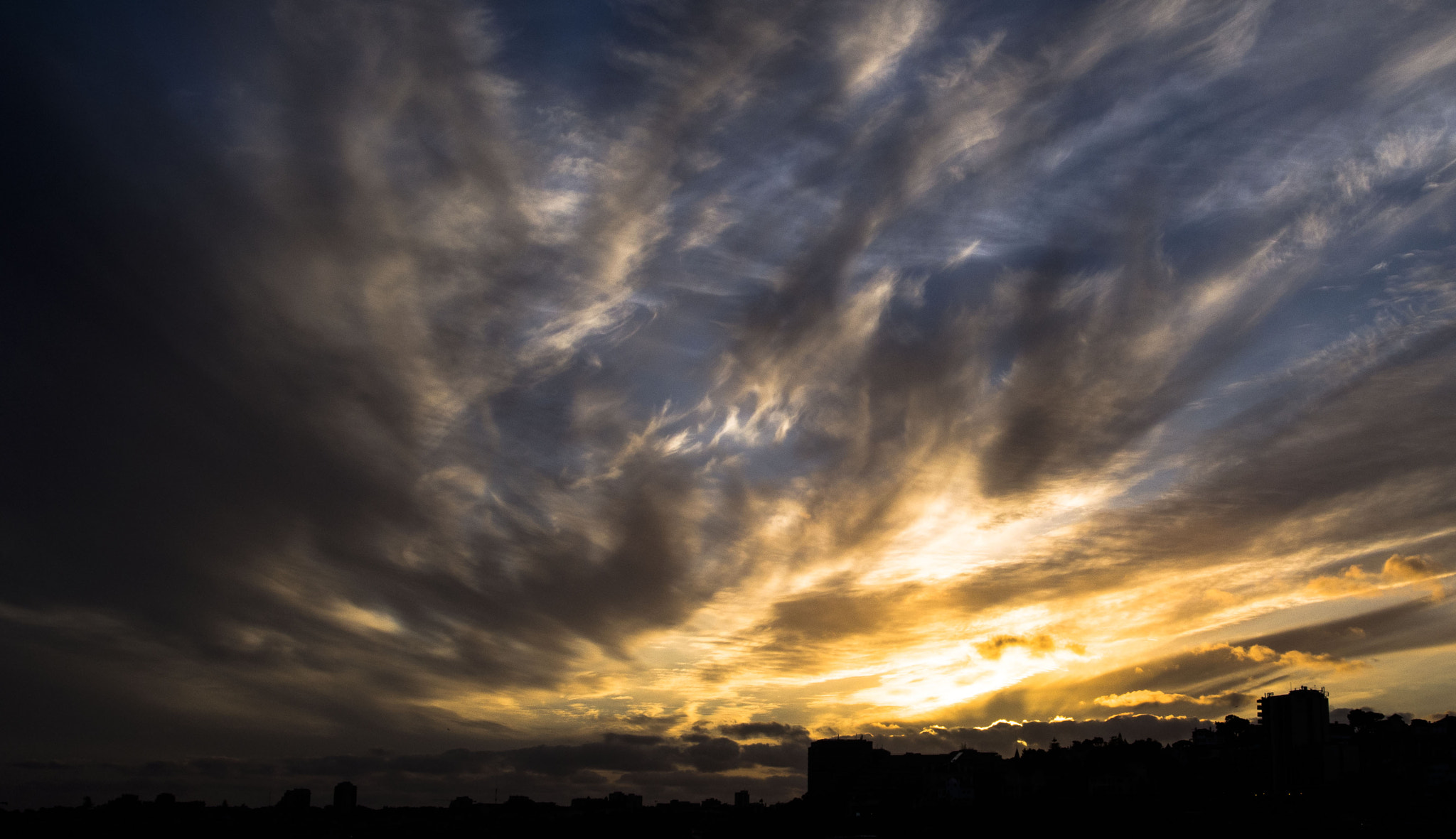 Olympus PEN E-PM2 sample photo. Sunset portugal photography